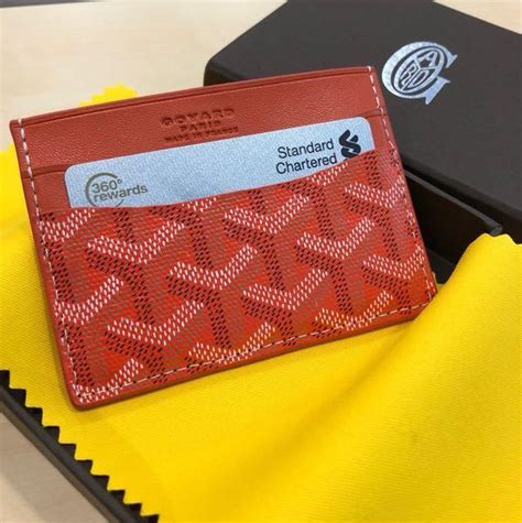 goyard st sulpice orange wallet|Goyard Saint.